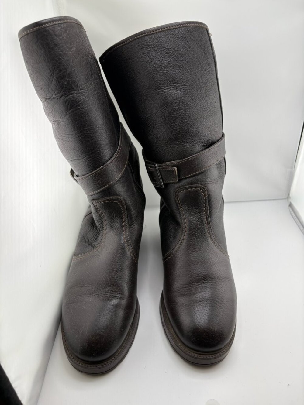 #S129 Pajar Brown Tall Boots